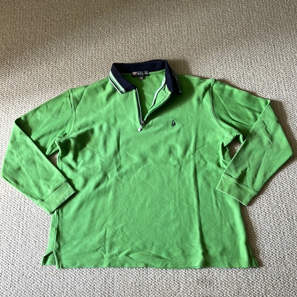 Green Lamborghini quarter zip sweatshirt.​​​​